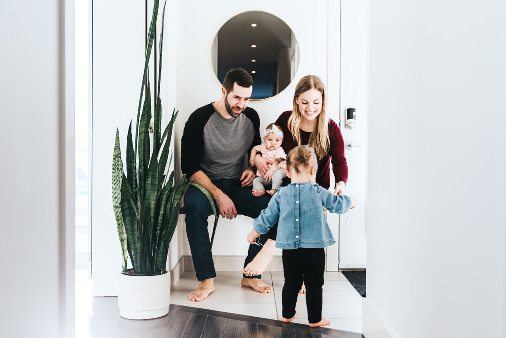 Calgary Newborn Family Photography – Welcoming Baby Avery
