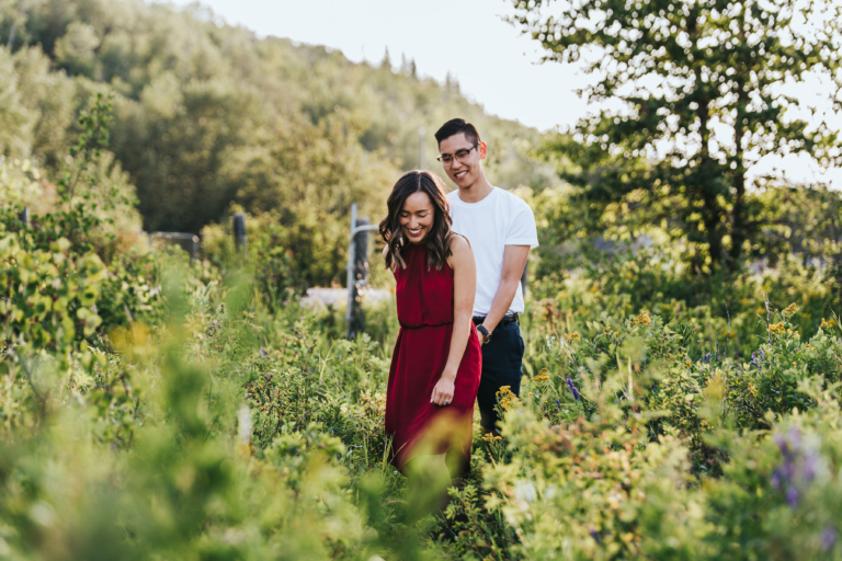 Allison and Justin’s Bow River Engagement Session: Creating Perfect Memories