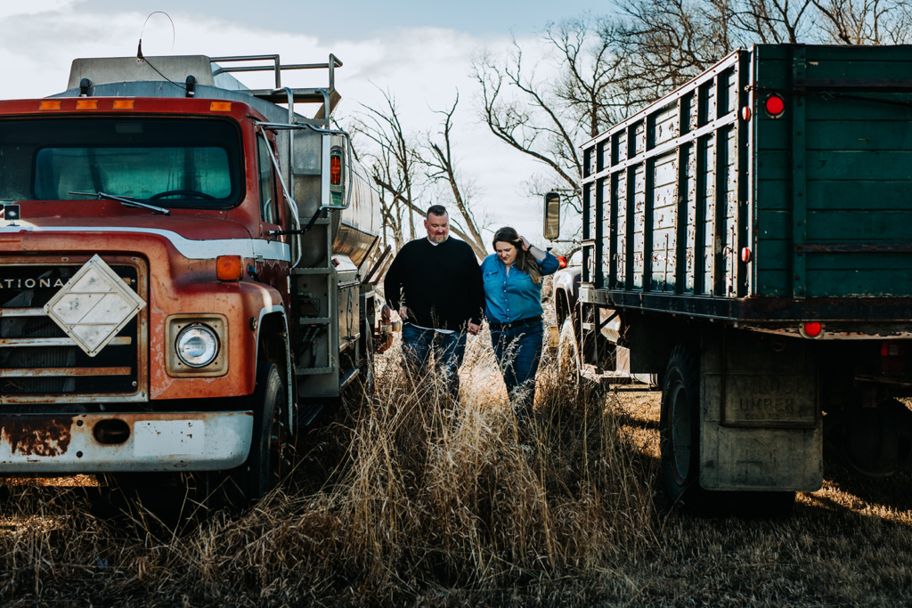 Engagement Session at Hale Ranch in Bassano, Alberta