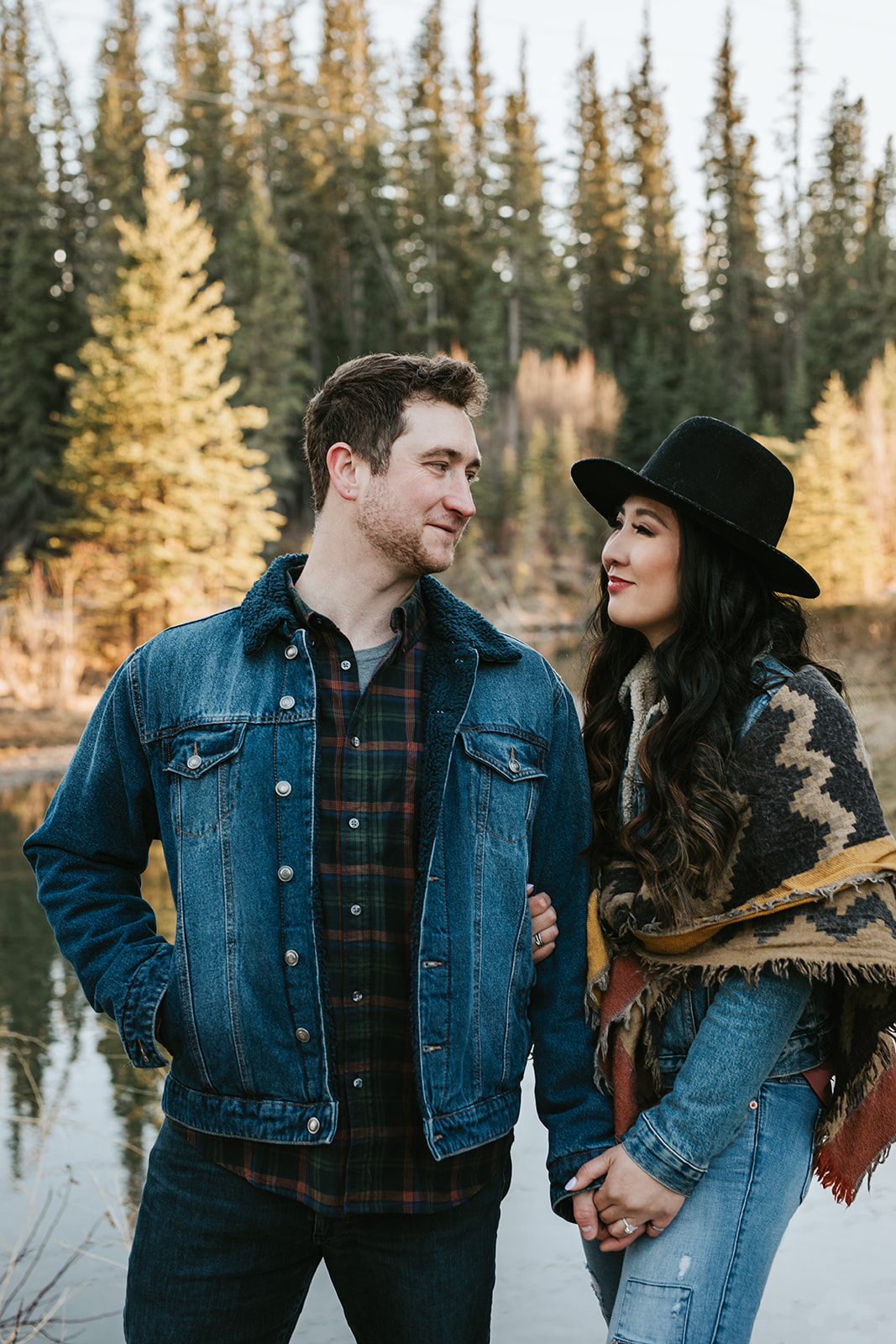 Woodland Engagement Session in Calgary, Alberta