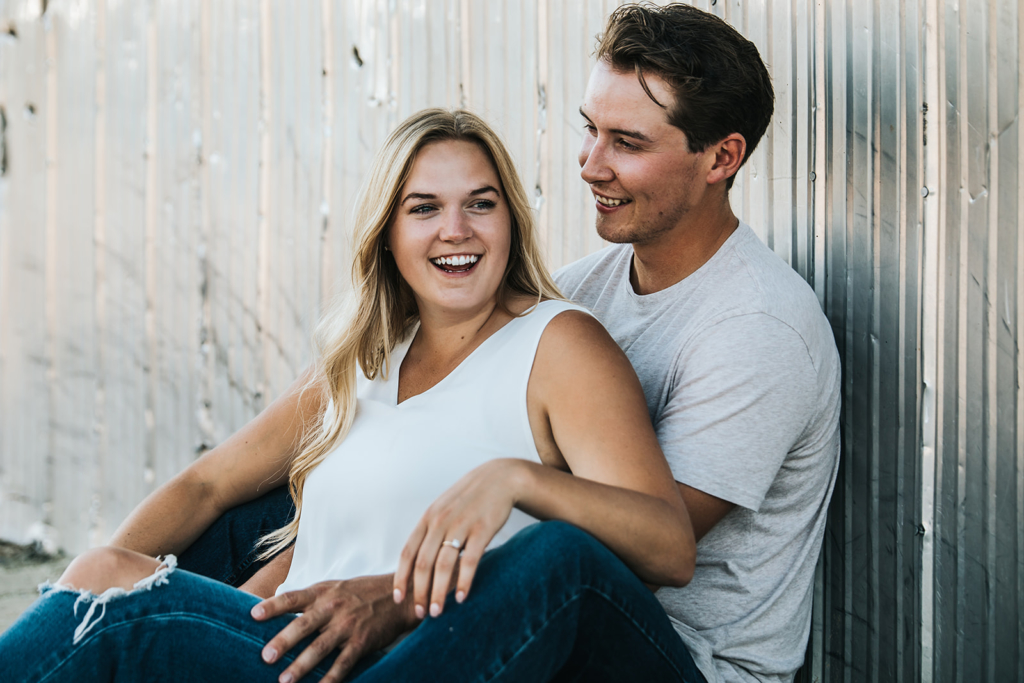 Vulcan, Alberta Farm Summer Engagement Session