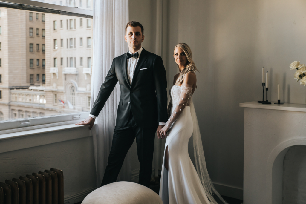 Featured image for “A Sparkling New Year’s Eve Wedding at The Brownstone in Calgary”