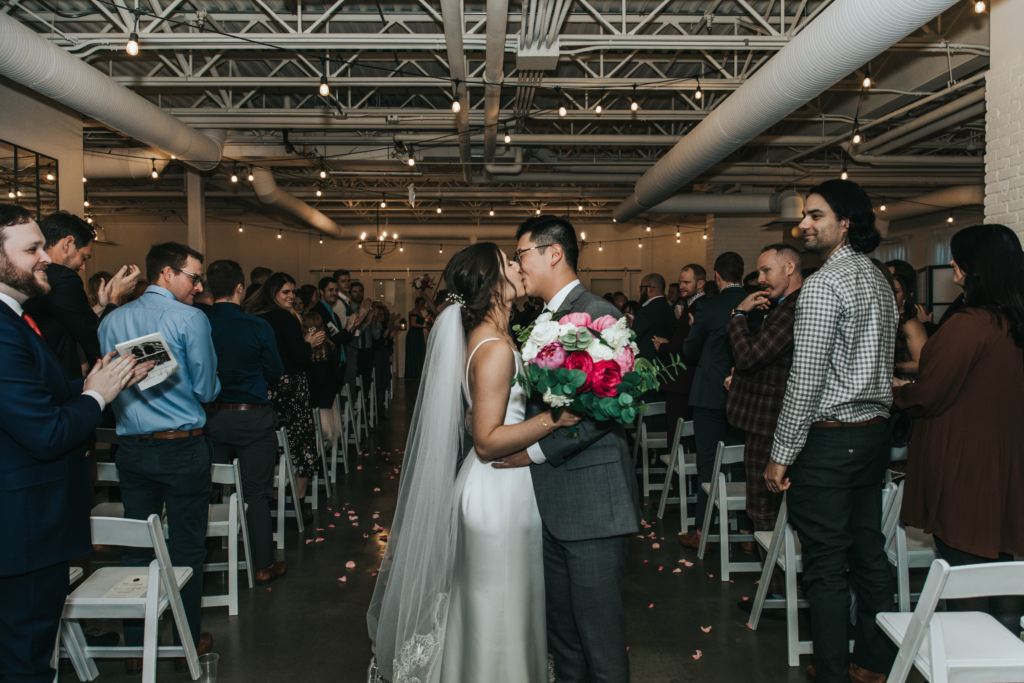 Andrea and Junho’s Calgary Winter Wedding: A Modern Celebration at The Brownstone