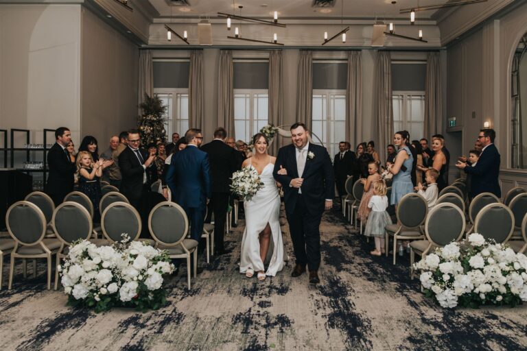 Calgary Fairmont Palliser Wedding: Elegant Winter Celebration in the Oak Room