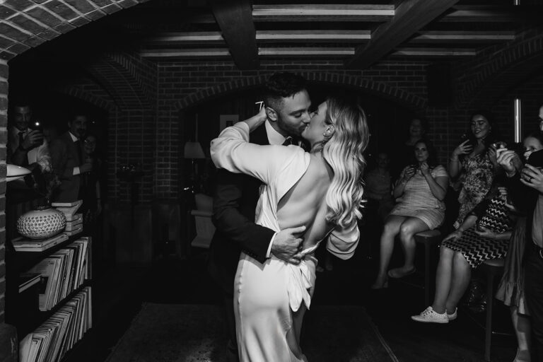 Calgary wedding photographer capturing emotional wedding moment.
